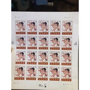 Y2K Baby New Year 2000 - Pane of 20 (33 cent ) Stamps 1999